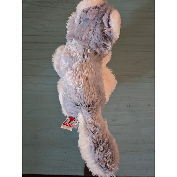 Ganz Husky Dog White Grey Super Soft Plush 12" Fun Imagination Stuffed Toy Puppy - Picture 6 of 7